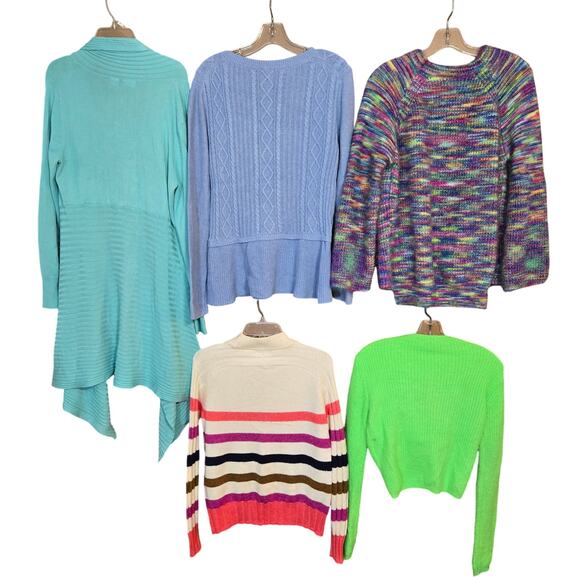 Women's Medium M 8 10 Sweaters Cardigans Pullovers Vests Wholesale Bulk Lot of 5 - Picture 7 of 9